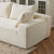 Dakar 4-Seat Minimalist Modular Sofa in White