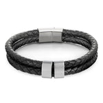 Load image into Gallery viewer, Minimal Personalized Name(s) Leather Bracelet
