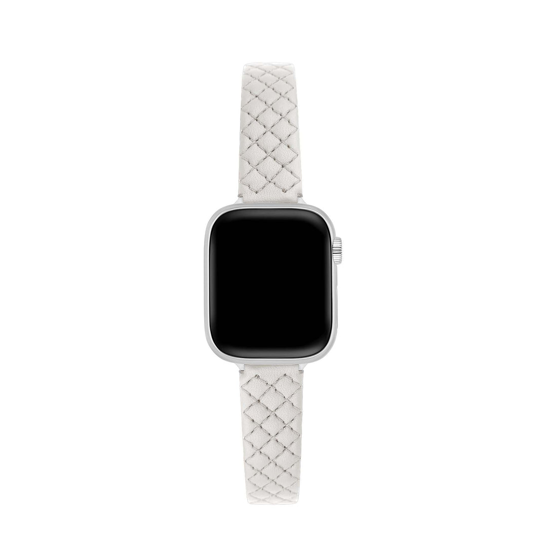 Bold Leather Quilted Apple Watch Bands for Women