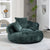 Comfortable Lazy Lounger Bean Bag Couch in Emerald Chenille