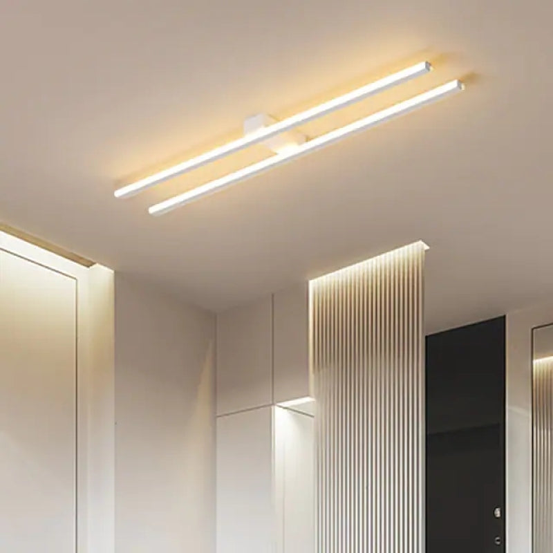 Contemporary Flush Mount Ceiling Light with Integrated LED