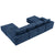 Tangier 6-Seat Modular U-Shaped Sofa in Navy