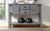 48 Inch Solid Wood Sideboard Console Table With 2 Drawers And Cabinets Retro Style Storage Buffet Server For Living Room Kitchen In Antique Gray