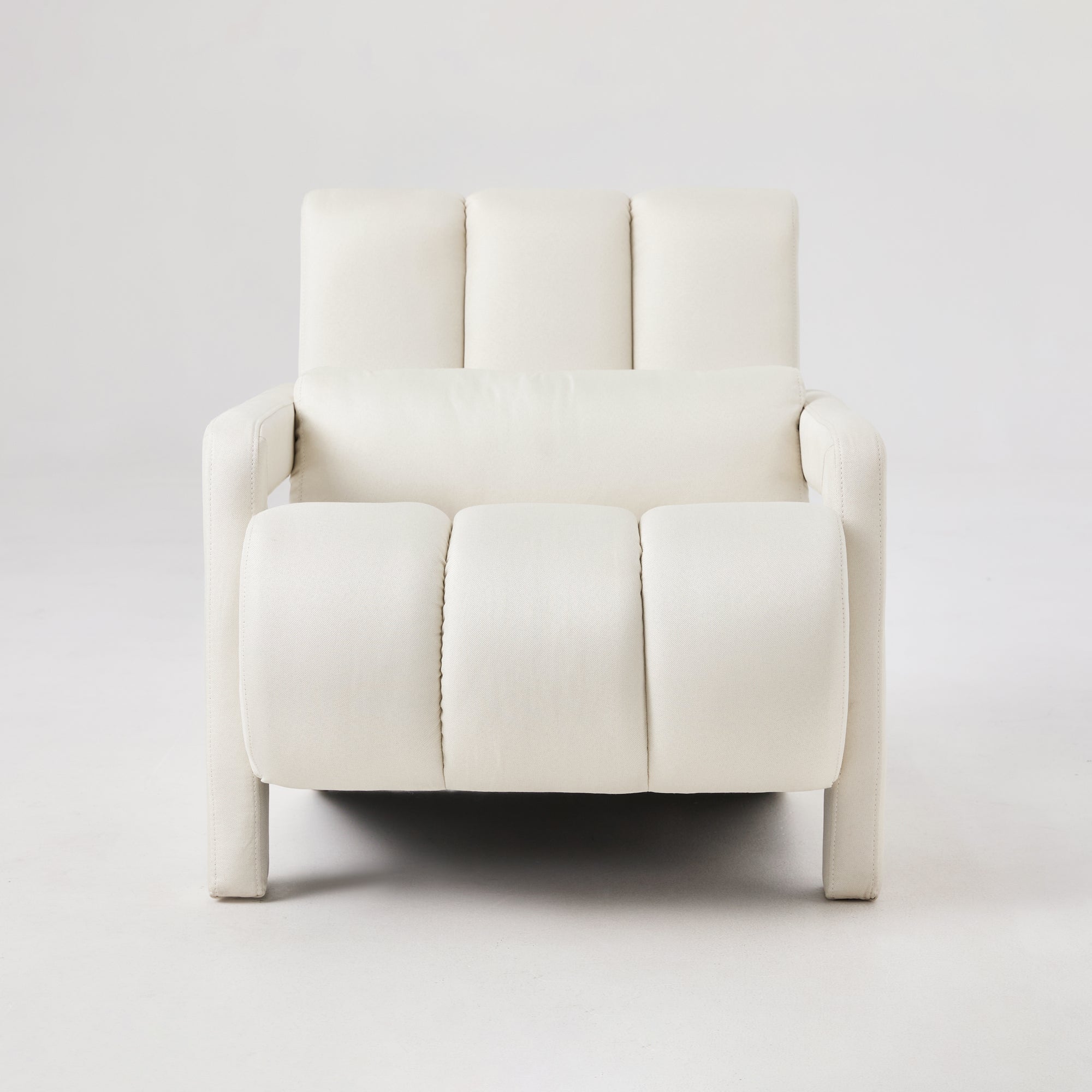 Modern Upholstered Accent Chair In Beige