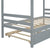 Gray Twin House-Shaped Bed with Pull-Out Trundle