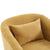 Mustard Yellow Upholstered Swivel Accent Armchair