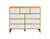 9 Drawers Dresser Cabinet Wood MDF Boards Storage In Wood Colour