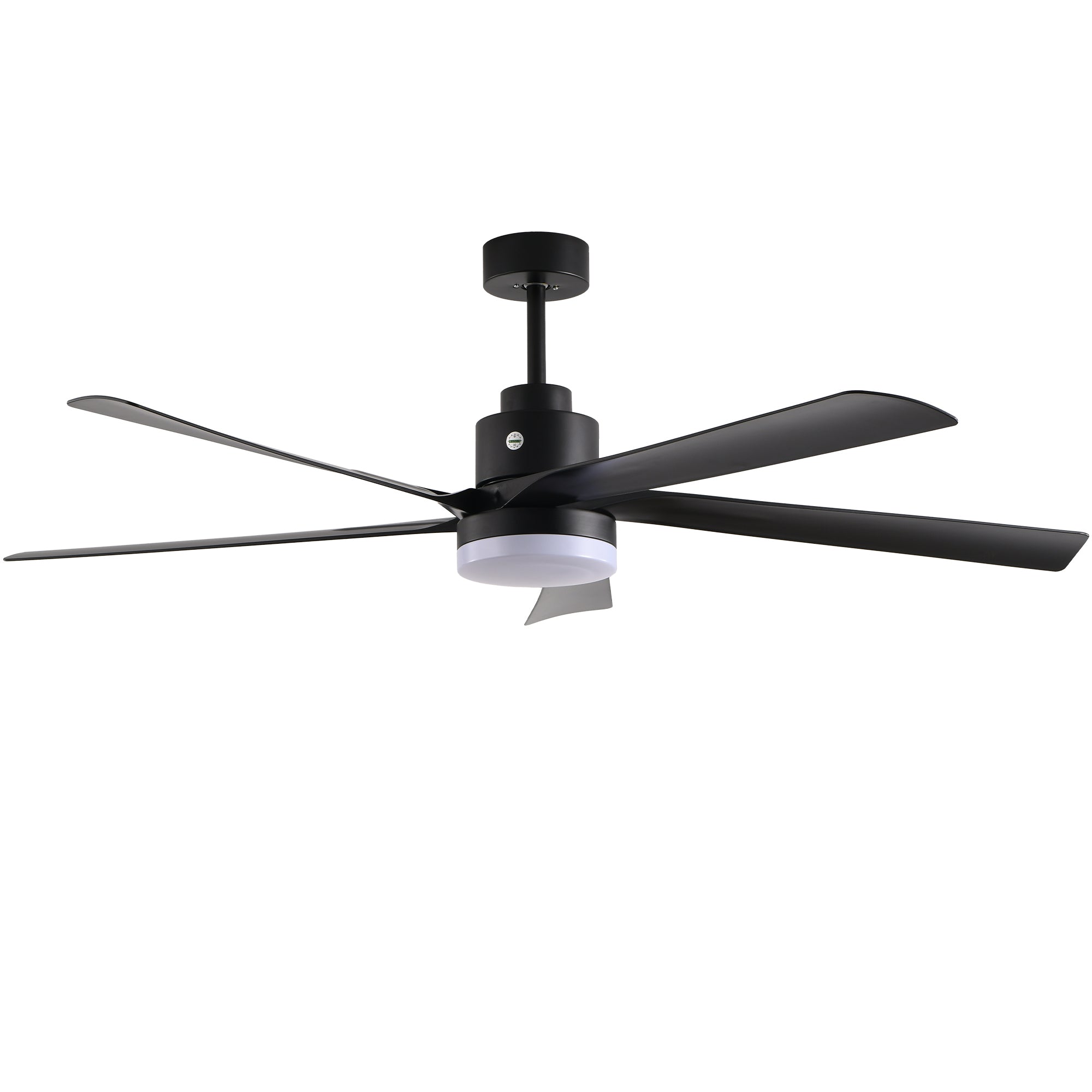 65-Inch Black Ceiling Fan with Light