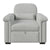 Gray 3-in-1 Convertible Sleeper Chair with Pillow & Adjust Backrest