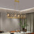 Modern Champagne Gold Crystal Ceiling Chandelier