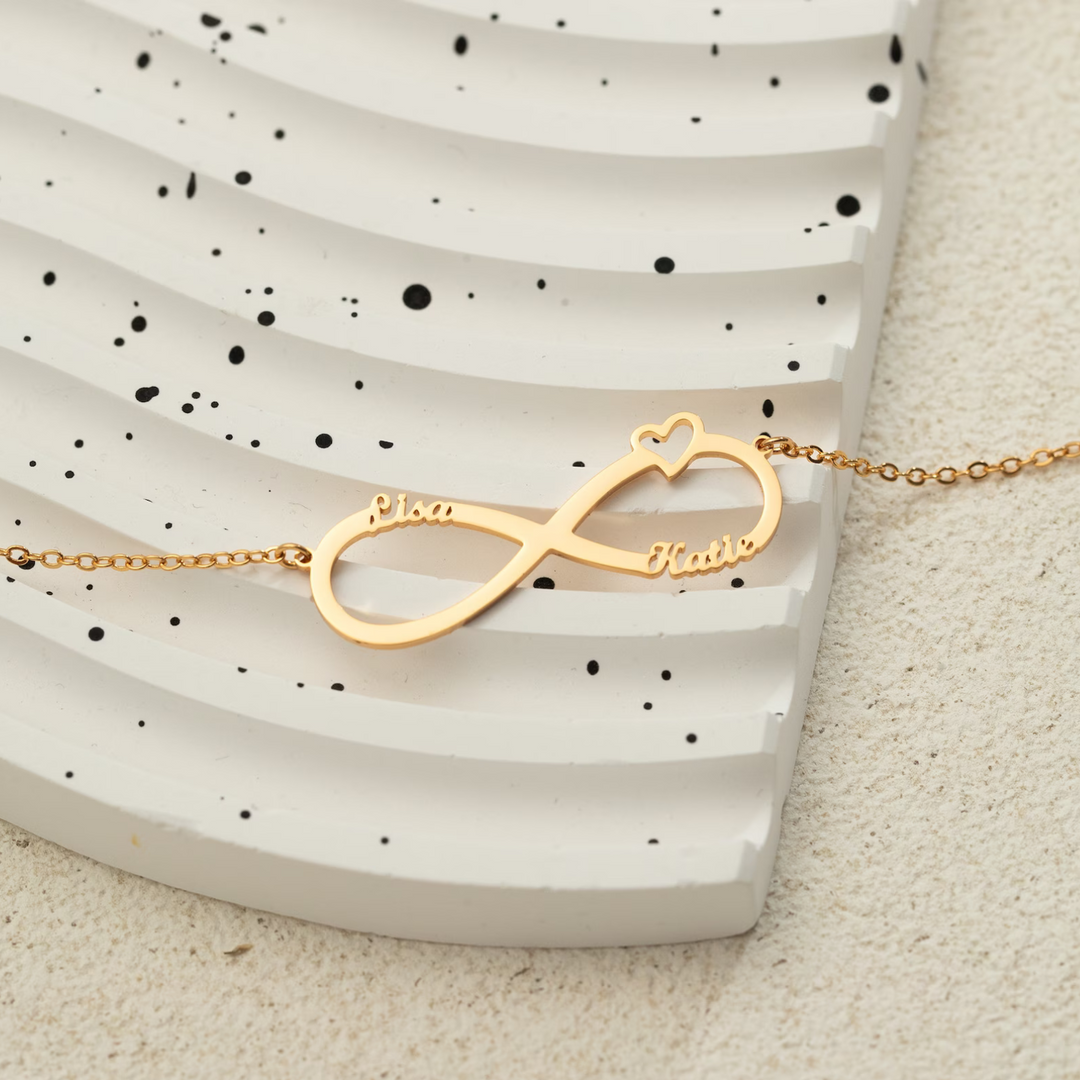 Personalised Infinity Necklace Infinity Name Necklace