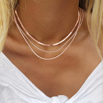 Load image into Gallery viewer, 3pc Classic Necklace Choker Stack
