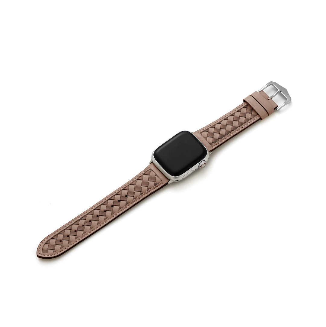 Classic Leather Braided Apple Watch Bands for Women