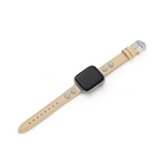 Load image into Gallery viewer, Sleek Leather Daisy Apple Watch Bands for Women
