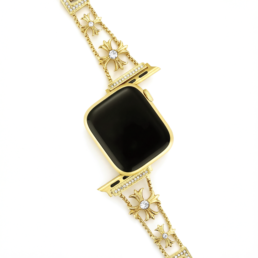 Sleek Rhinestone Apple Watch Bands for Women