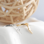 Load image into Gallery viewer, Lightning Hoop Earrings Lightning Bolt Earrings
