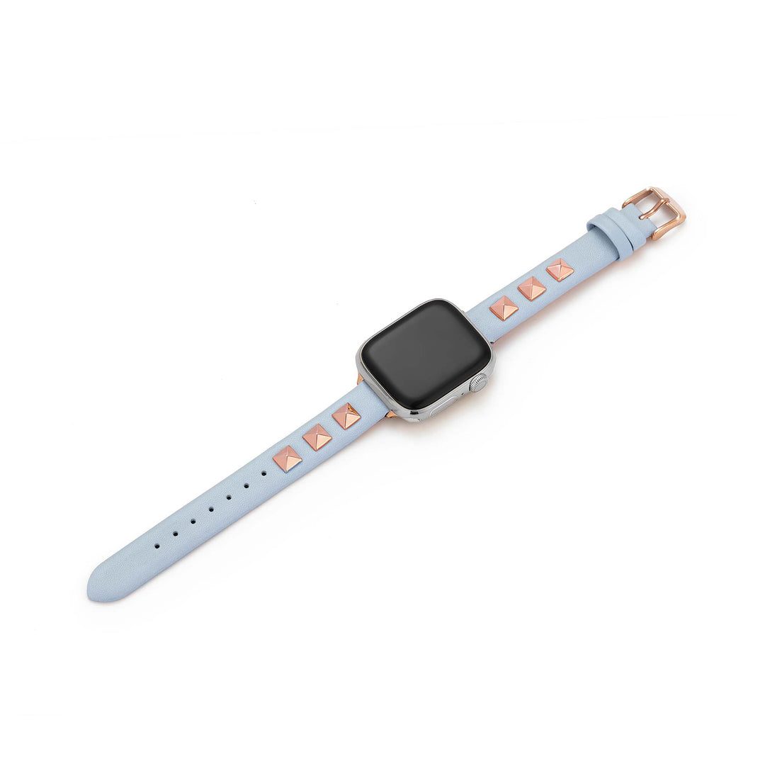 Modern Leather Studded Apple Watch Bands for Women