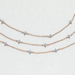 Load image into Gallery viewer, Clover CZ Flower Inlay Necklace
