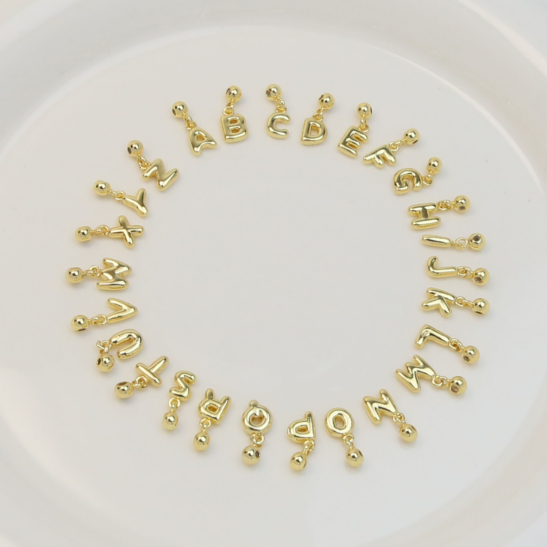 Timeless Bubble Drop Name Necklace