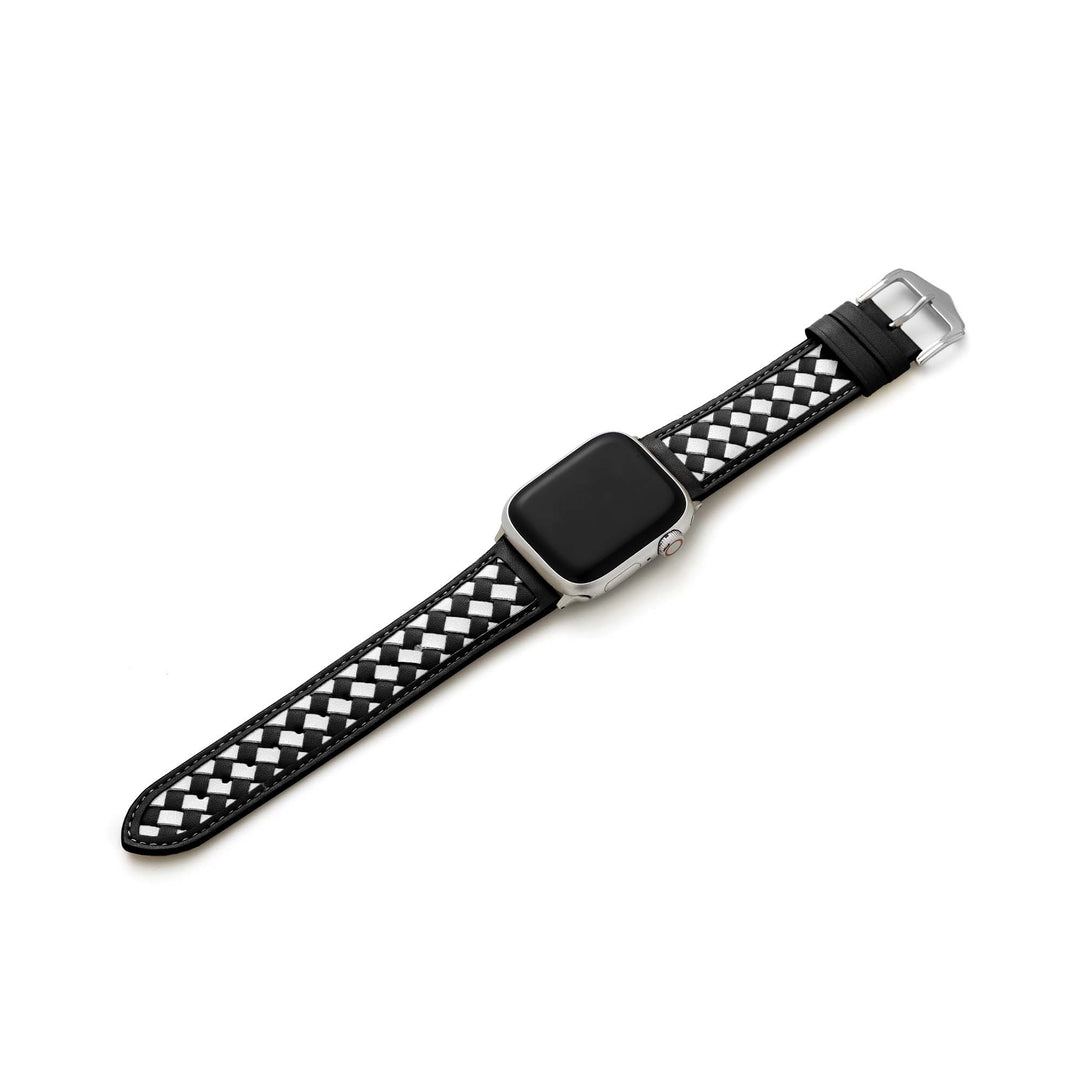Classic Leather Braided Apple Watch Bands for Women