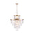 23.6 Inch Golden Luxury Crystal Chandelier