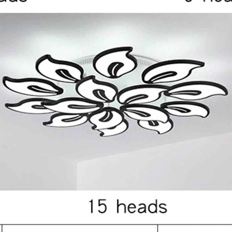 Flower-Inspired Ceiling Light with Adjustable Brightness