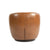 Light Brown Upholstered Accent Swivel Chair