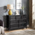 Modern 7 Drawers Dresser Efficient Storage Cabinet In Black