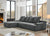 Durban 4-Seat Velvet Modular Sofa in Gray