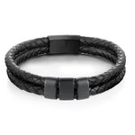 Load image into Gallery viewer, Minimal Personalized Name(s) Leather Bracelet
