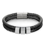 Load image into Gallery viewer, Minimal Personalized Name(s) Leather Bracelet
