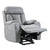 Electric Power Lift Recliner Chair for Seniors - Light Gray Fabric, Remote Control, Side Pocket, Ideal for Elderly Comfort