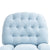 Baby Blue Upholstered Push-Back Recliner with Glider & Swivel