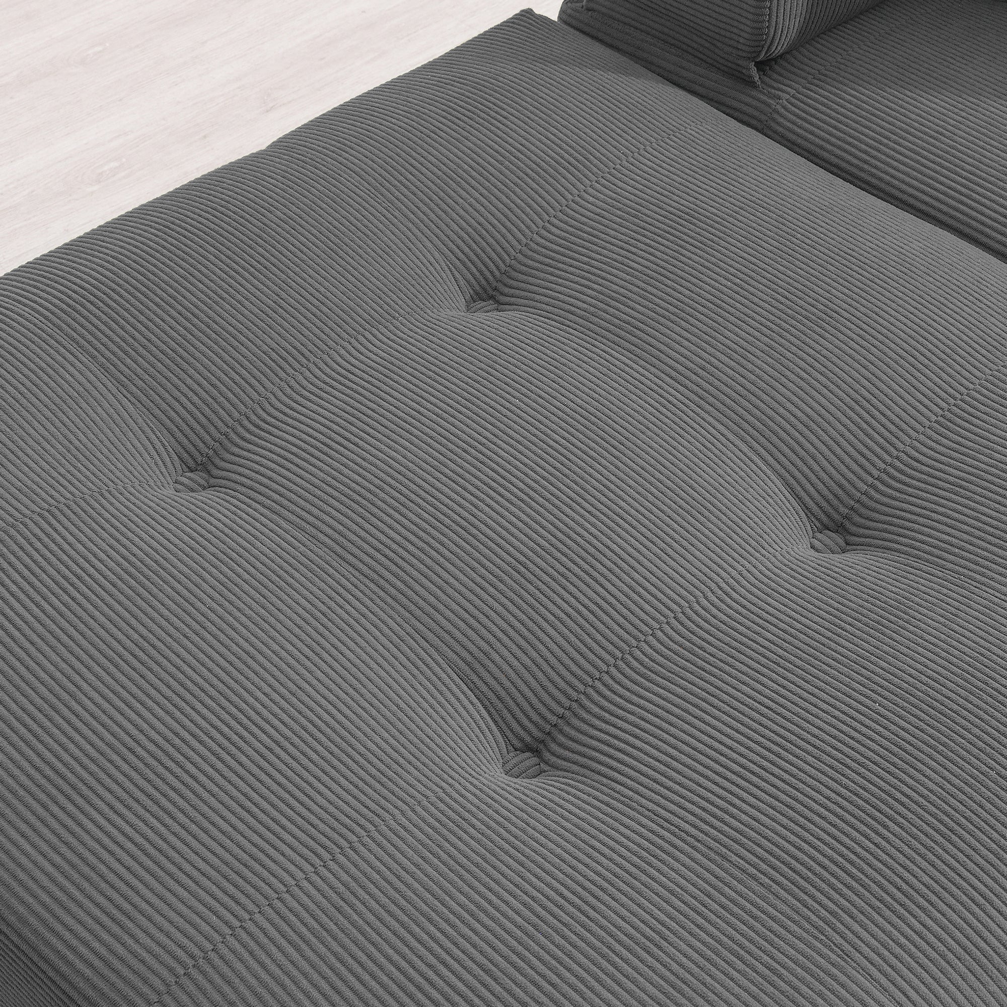 Maputo 4-Seat Modular Sofa in Gray