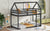 Black Twin Over Twin Rubber Wood Floor Bunk Bed