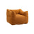 Durable High-Back Bean Bag Chair for Indoor and Outdoor Use in Orange