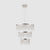 23.6-Inch Luxury Modern Crystal Pendant Chandelier