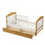 Twin Safety Bed For Toddlers with Fence Guardrails & Storage Drawers