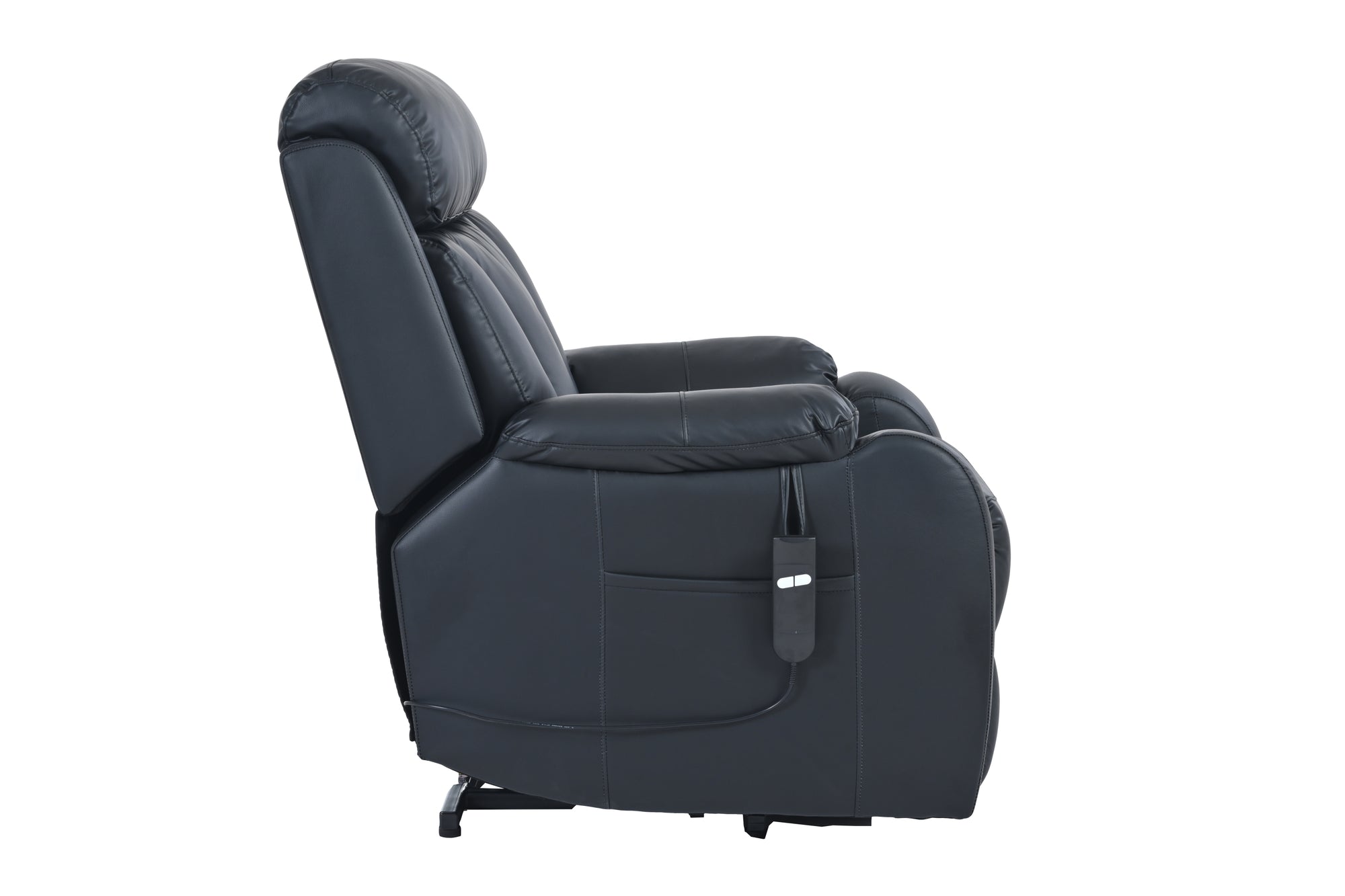 Black Electric Power Lift Recliner Chair With Remote Control