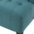 Upholstered Wingback Accent Chair In Teal Fabric