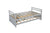 Gray Twin Size Bed with Headboard, Footboard, Trundle, and Three Storage Drawers