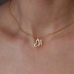 Load image into Gallery viewer, Dainty Heart Letter Initial Necklace
