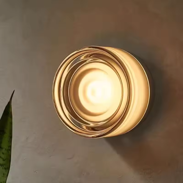 Minimal Jelly Jar & Dimple Wall Sconce Light