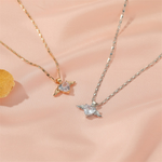 Load image into Gallery viewer, Love Wings Necklace Hearts &amp; Wings Chain
