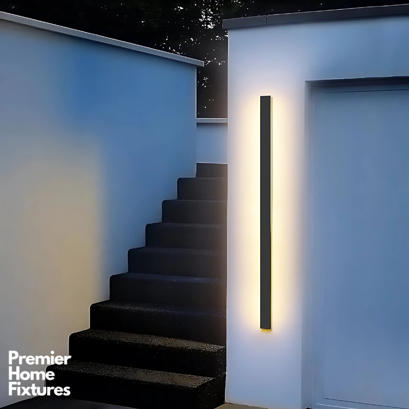 Minimal Modern Outdoor Wall Light With Anti-Rust