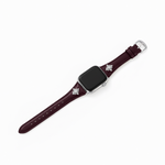 Load image into Gallery viewer, Elegant Leather Floral Apple Watch Bands for Women
