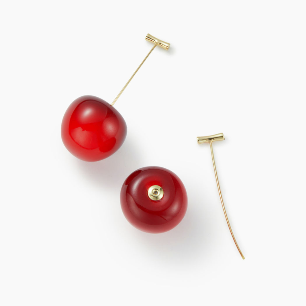 Red Cherry Earrings Lightweight Cherry Earring