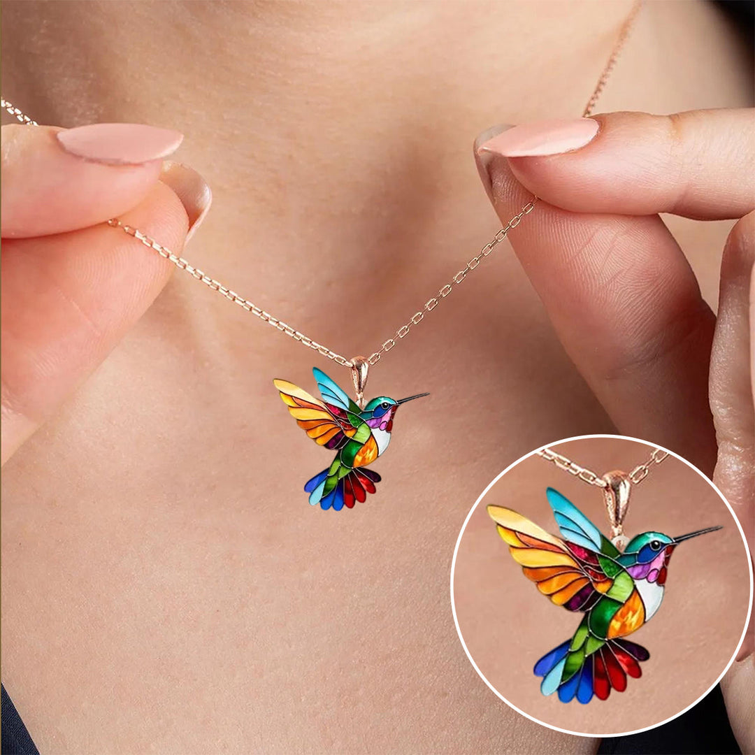 Romantic Hummingbird Drop Earrings