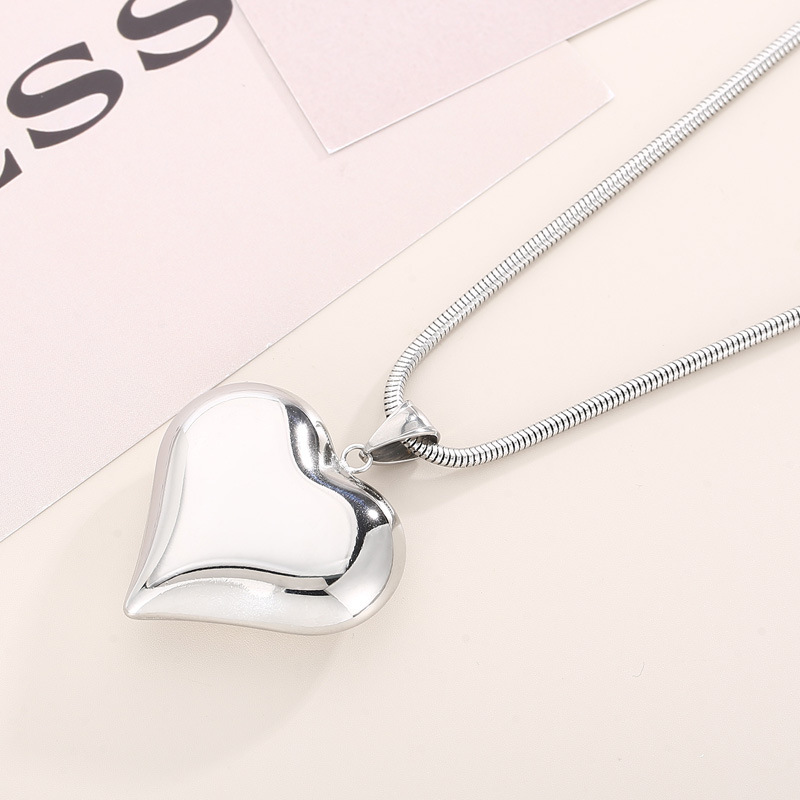 Large Heart Romantic Love Necklace