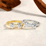 Load image into Gallery viewer, S925 Moissanite Feminine Bow Ring
